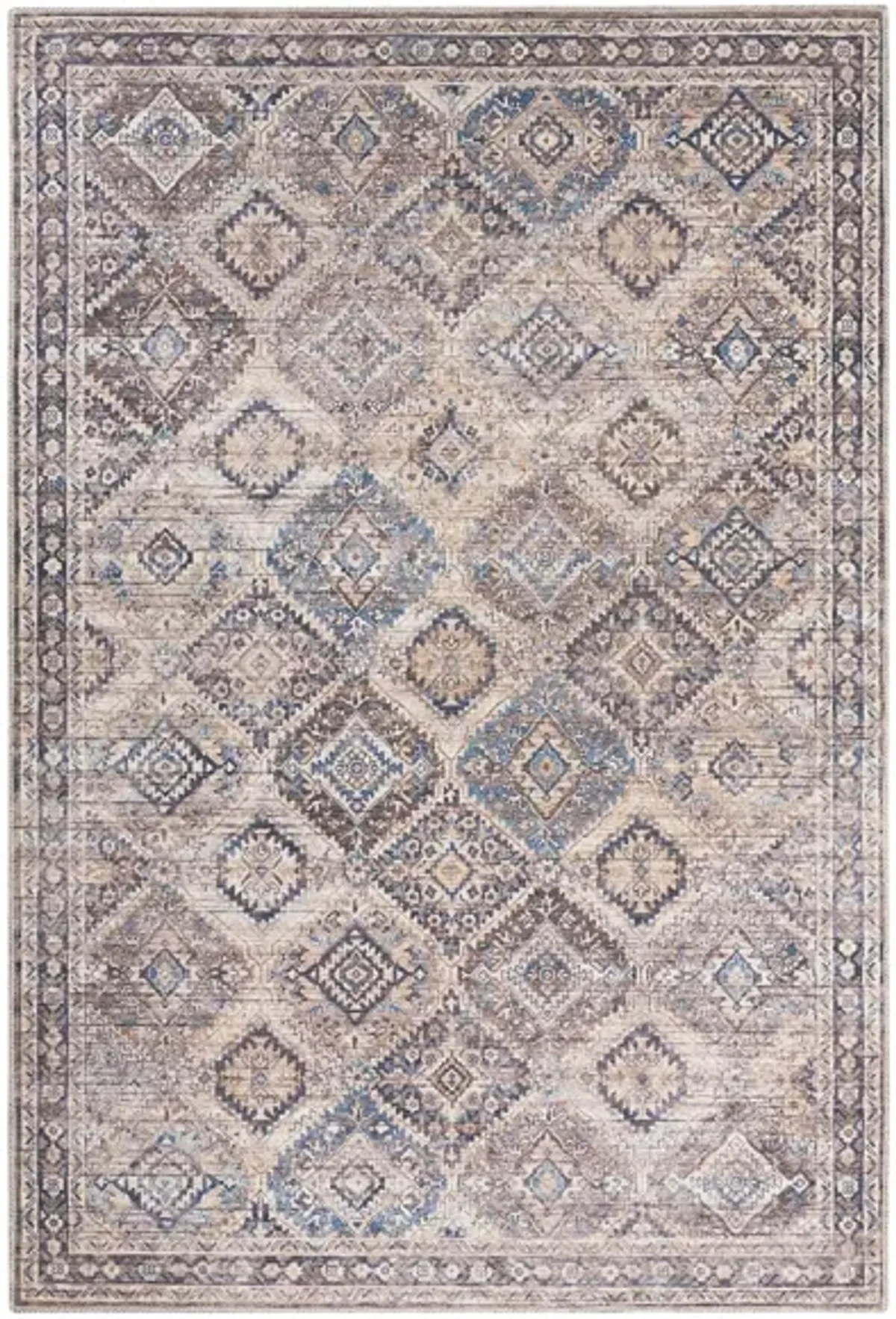 Nicole Curtis Blaiddwyn Area Rug in Ivory/Latte by Nourison