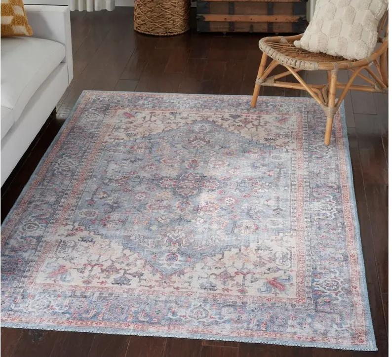 Nicole Curtis Albuquerque Area Rug in Blue/Multi by Nourison