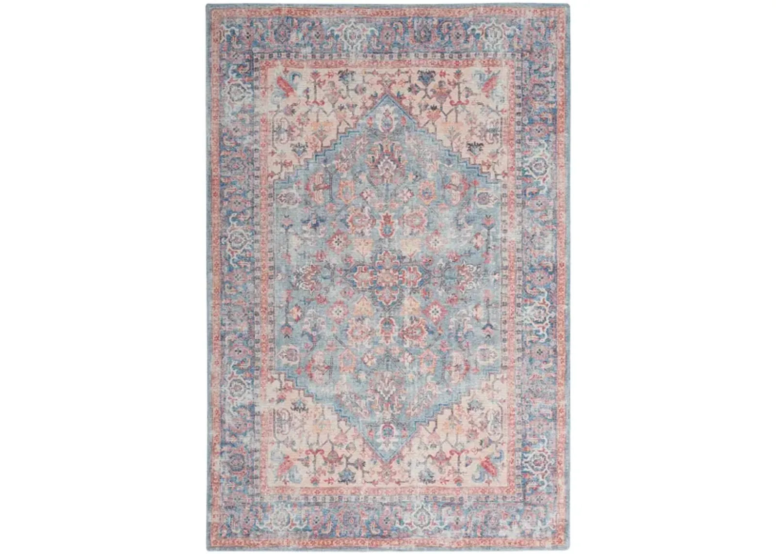 Nicole Curtis Albuquerque Area Rug in Blue/Multi by Nourison