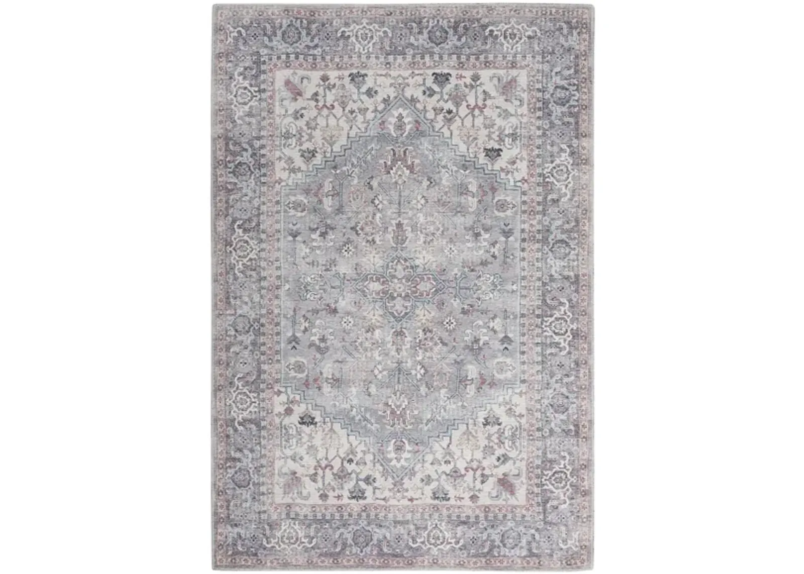 Nicole Curtis Albuquerque Area Rug in Gray by Nourison