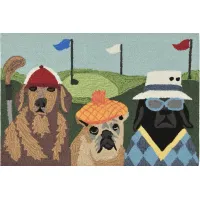 Liora Manne Putts & Mutts Front Porch Rug in Multi by Trans-Ocean Import Co Inc