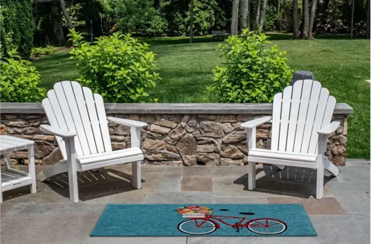 Liora Manne Bike Ride Front Porch Rug