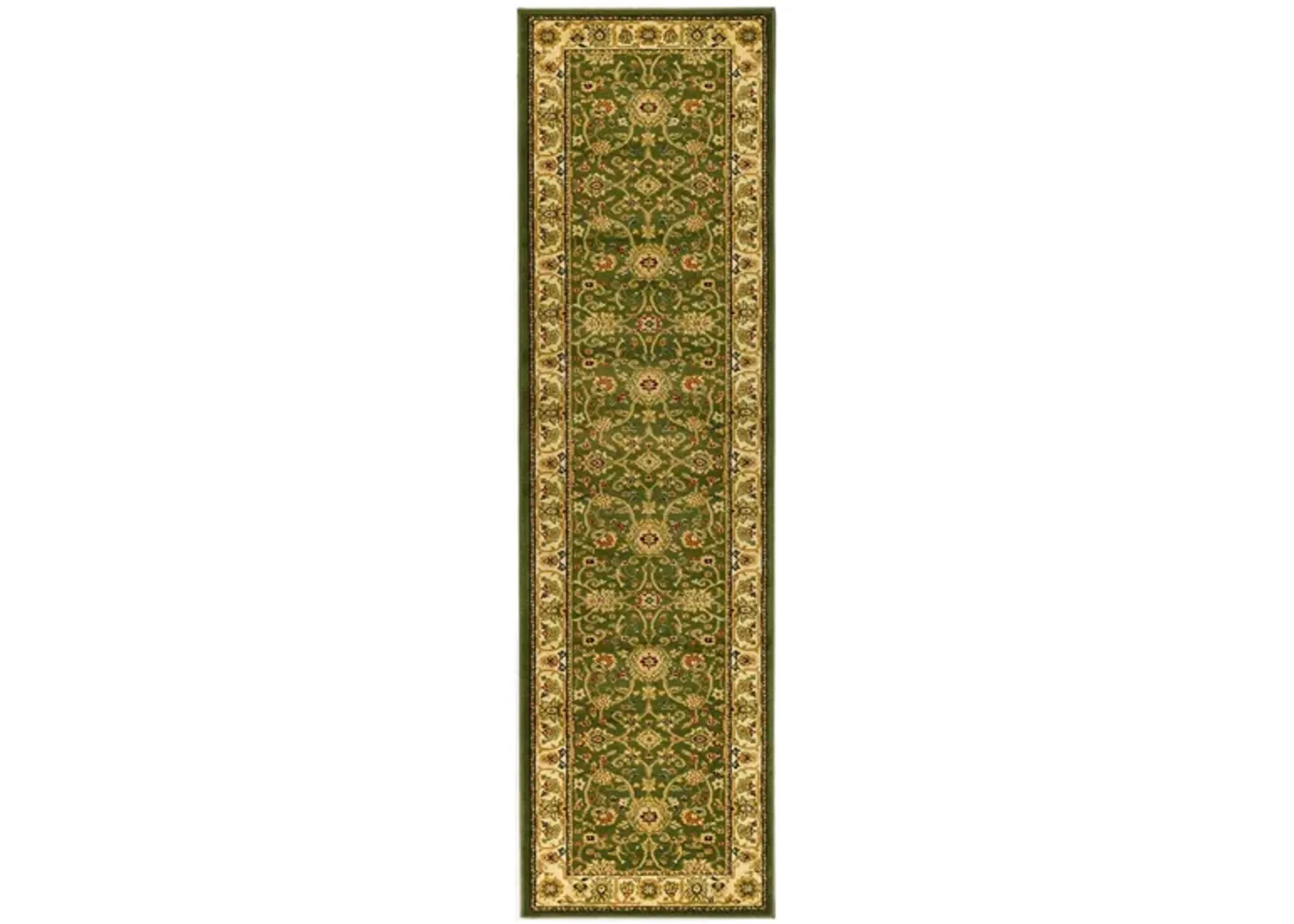 Lyndhurst Runner Rug in Sage / Ivory by Safavieh