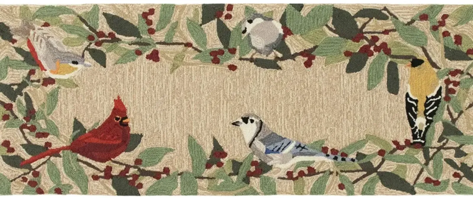 Liora Manne Bird Border Front Porch Rug