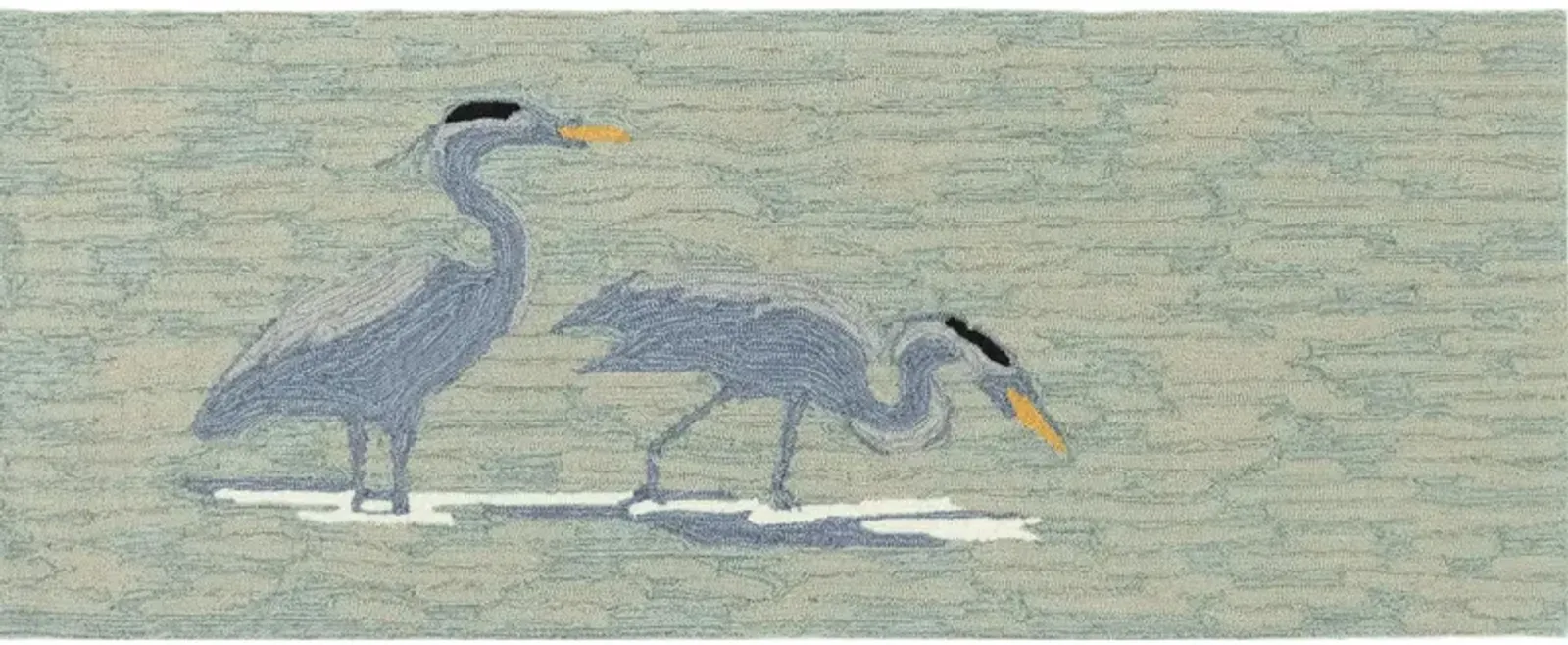 Liora Manne Blue Heron Front Porch Rug