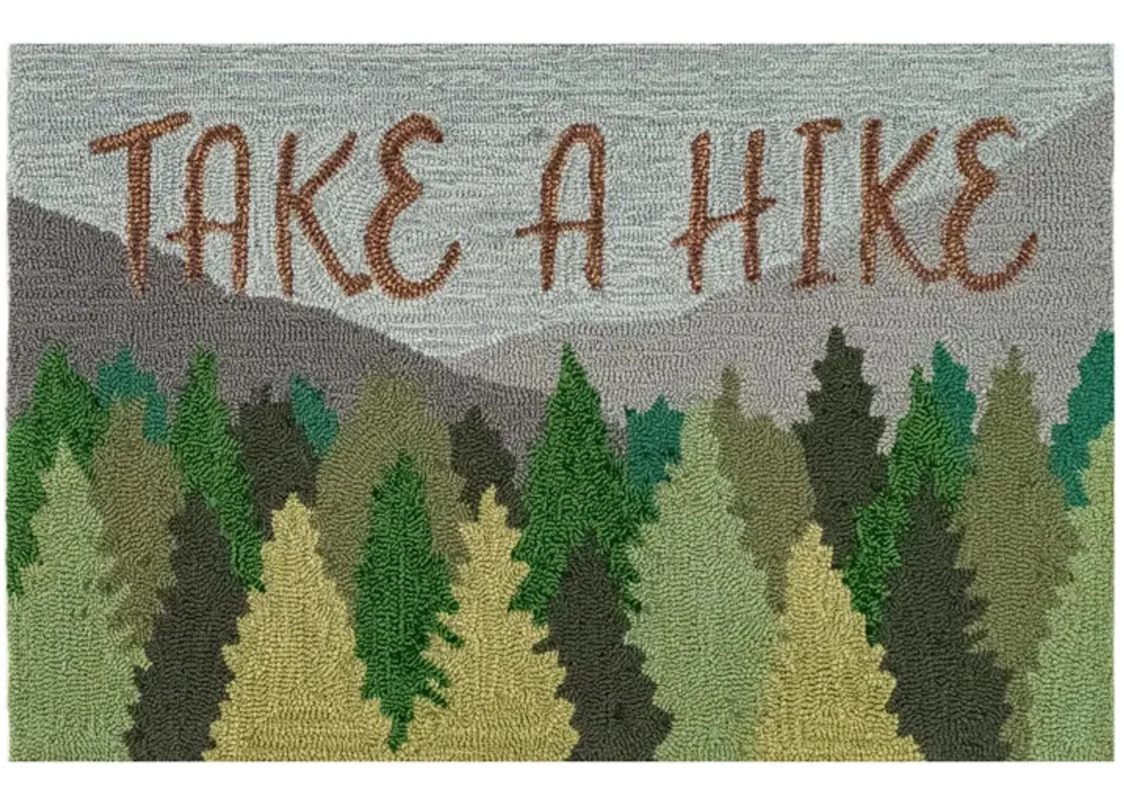 Liora Manne Take A Hike Front Porch Rug in Forest by Trans-Ocean Import Co Inc