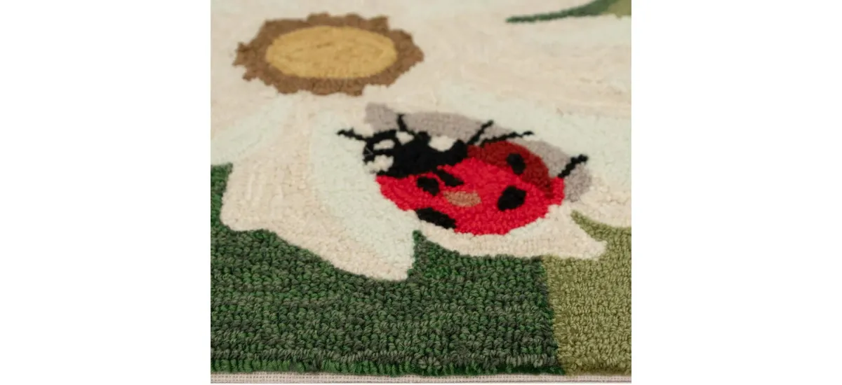 Liora Manne Ladybugs Front Porch Rug