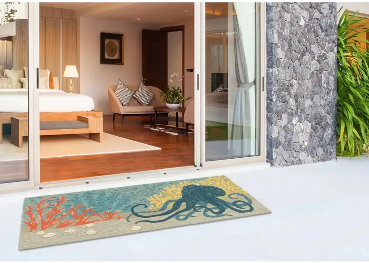 Liora Manne Octopus Front Porch Rug