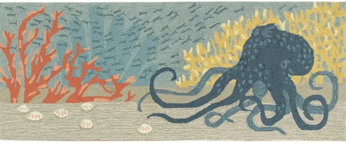 Liora Manne Octopus Front Porch Rug