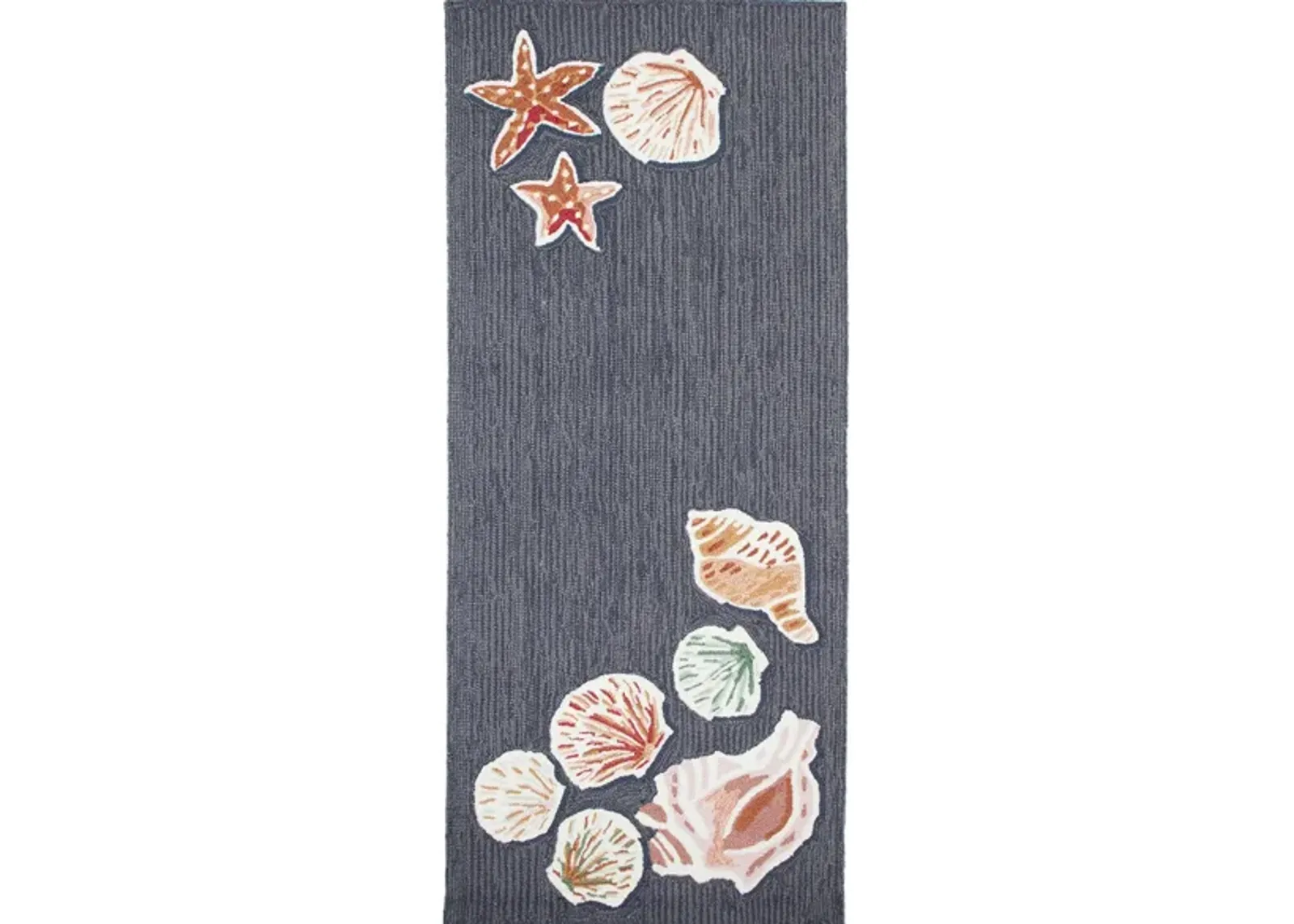 Liora Manne Beachcomber Front Porch Rug in Denim by Trans-Ocean Import Co Inc