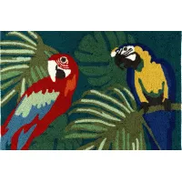 Liora Manne Parrot Pals Front Porch Rug in Multi by Trans-Ocean Import Co Inc