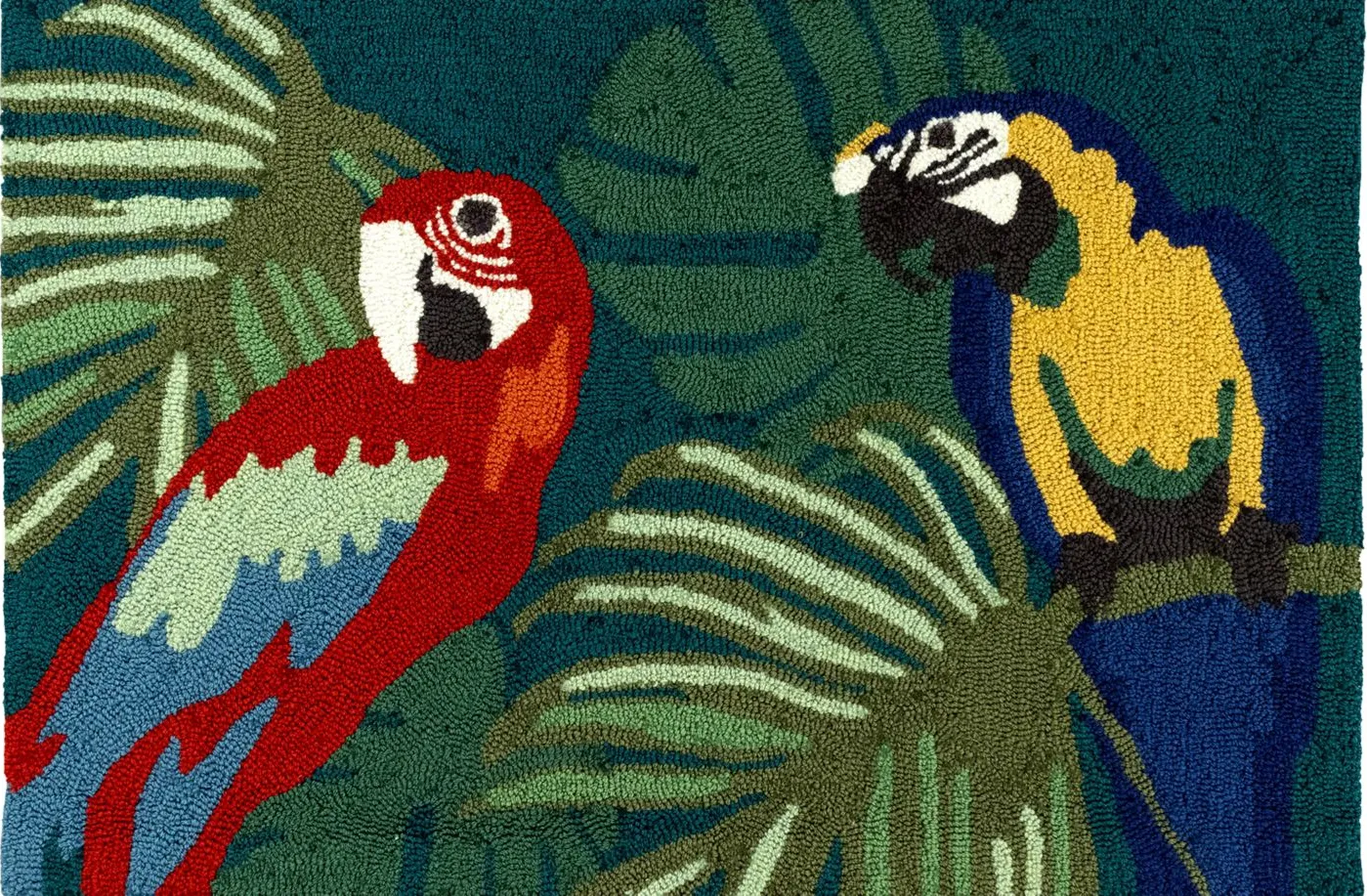 Liora Manne Parrot Pals Front Porch Rug in Multi by Trans-Ocean Import Co Inc