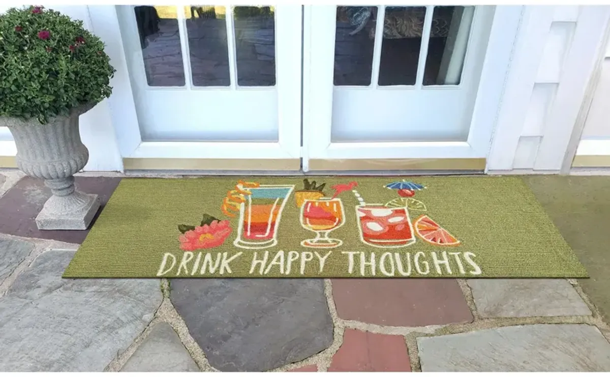 Liora Manne Happy Drinks Front Porch Rug