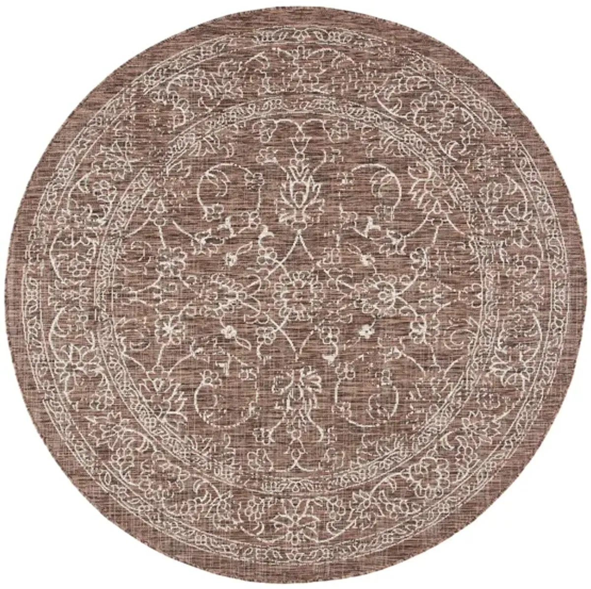 Courtyard Pacific Indoor/Outdoor Area Rug Round