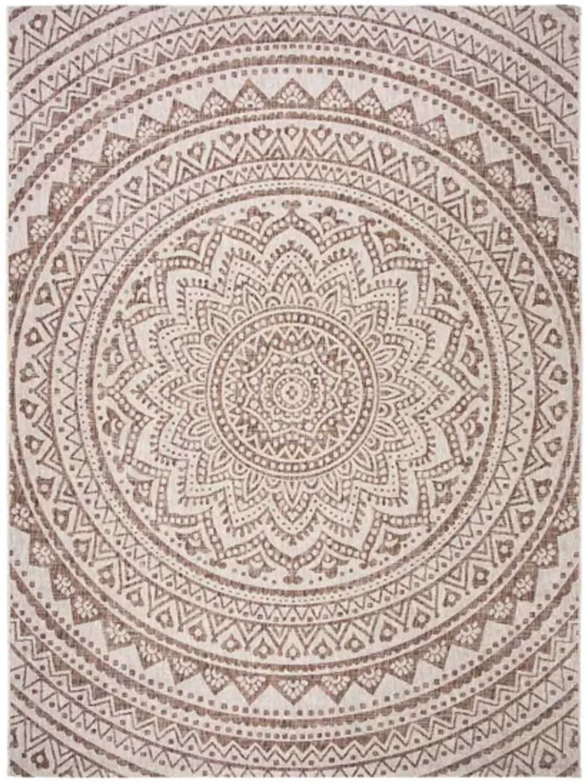 Courtyard Mandala Indoor/Outdoor Area Rug