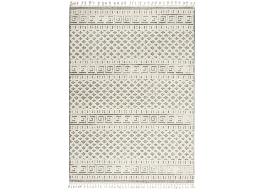 Woodlawn Area Rug in Ivory/Grey by Nourison