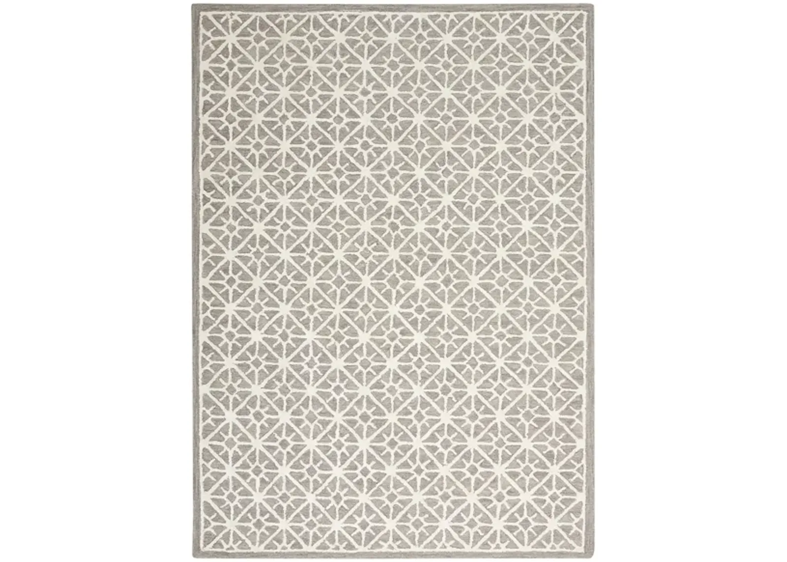 Nicole Curtis Caerthe Area Rug in Gray by Nourison