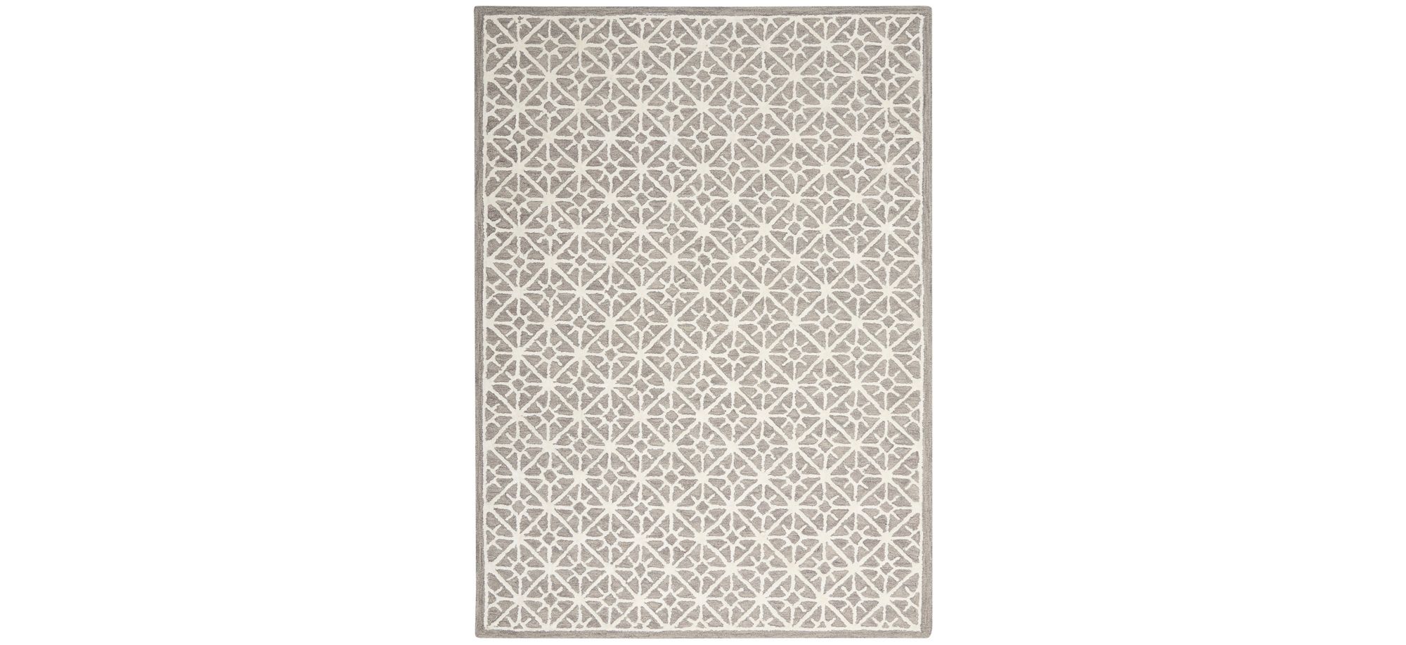 Nicole Curtis Caerthe Area Rug in Gray by Nourison