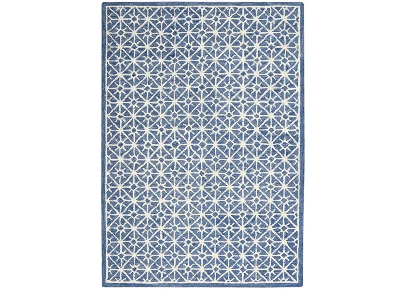 Nicole Curtis Caerthe Area Rug in Blue by Nourison