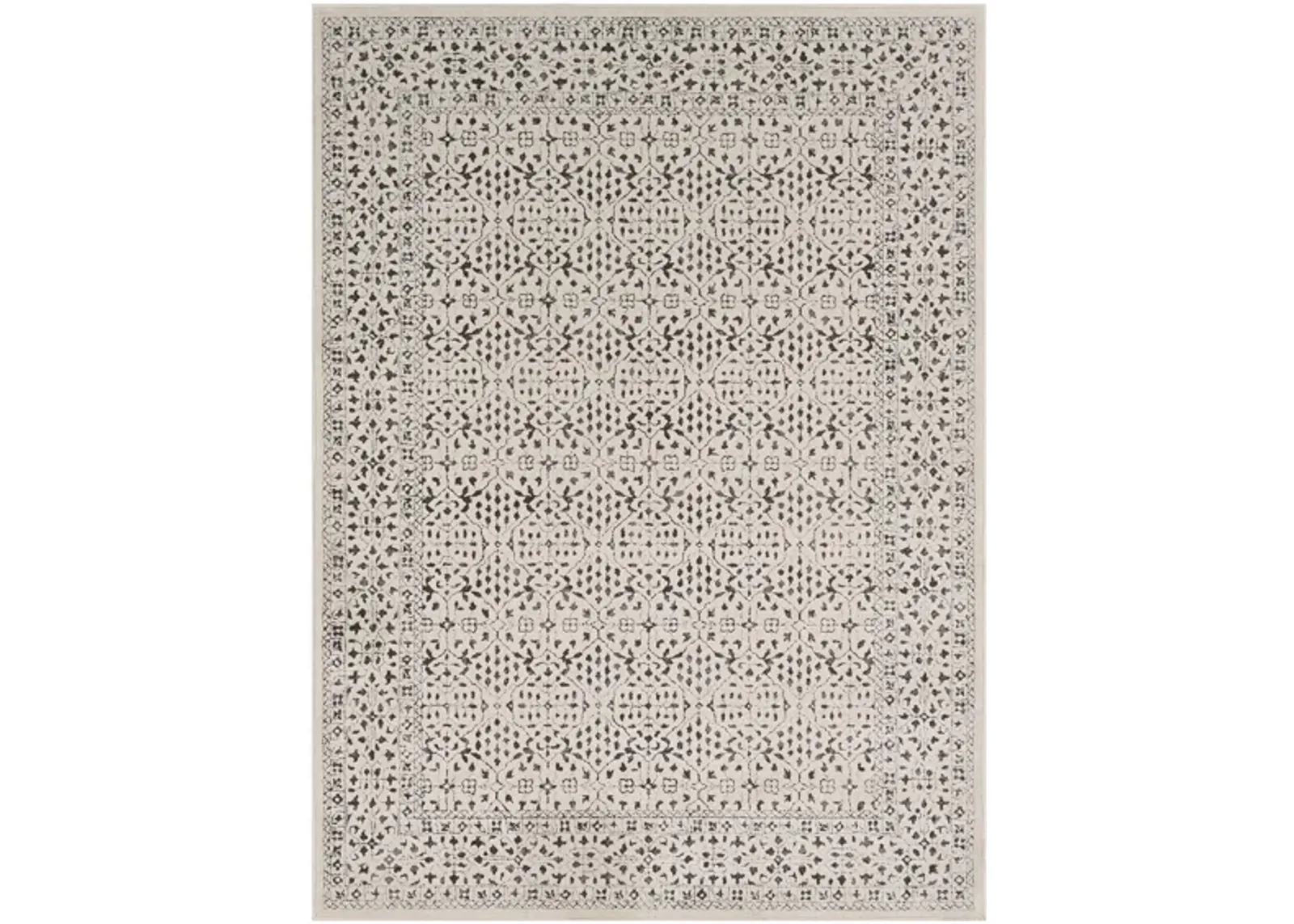 Bahar Area Rug in Medium Gray, Charcoal, Beige by Surya