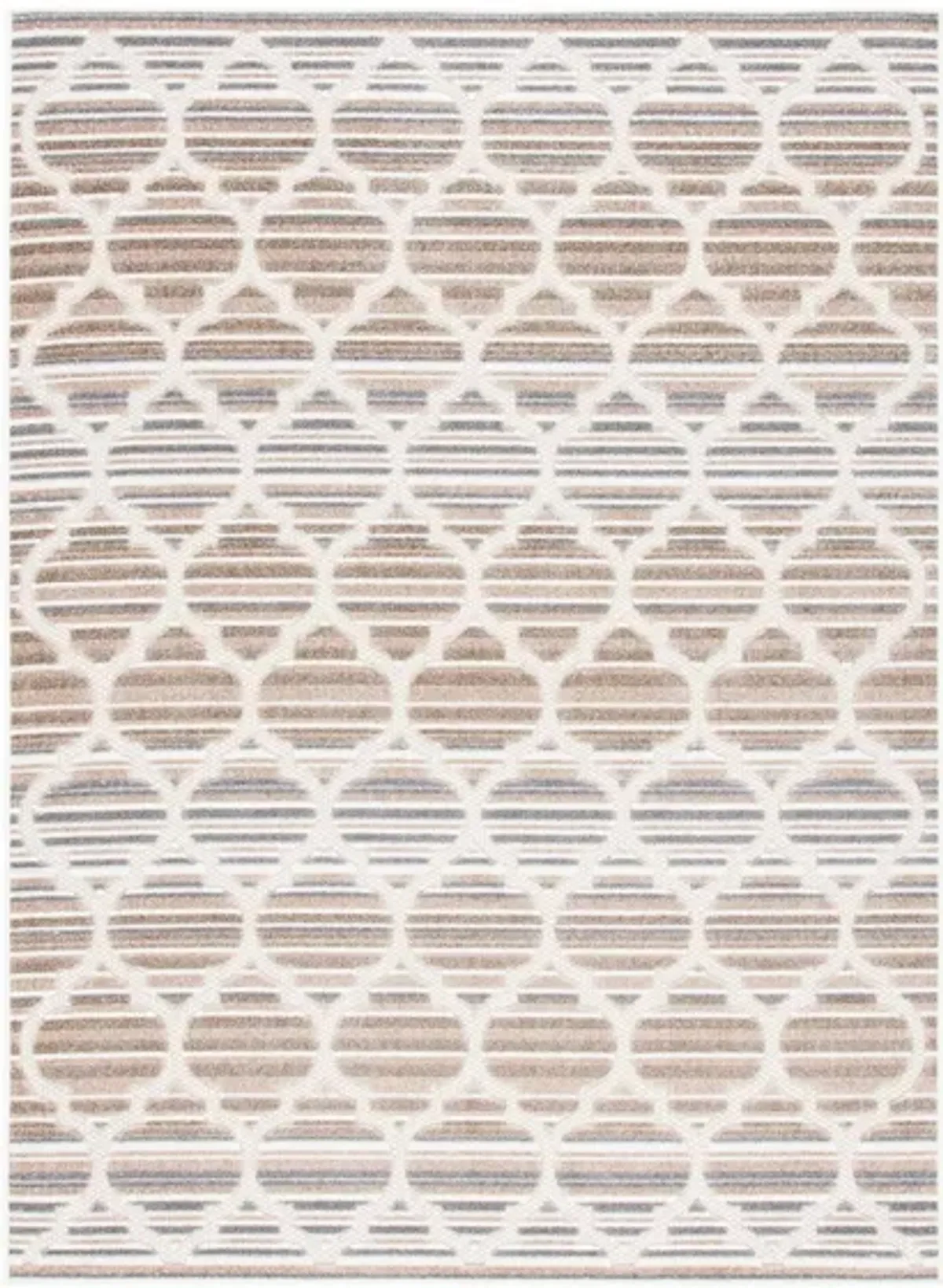 Cabana I Area Rug in Gray & Ivory by Safavieh