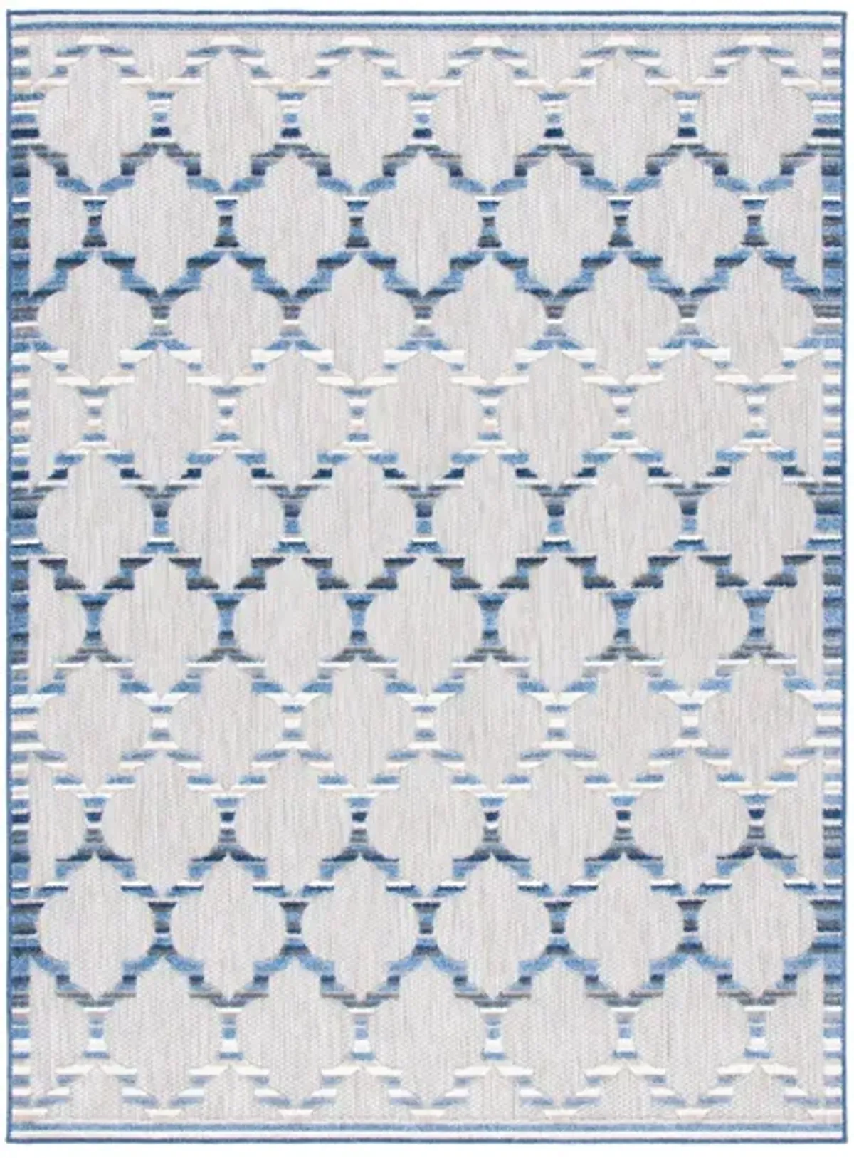 Cabana I Area Rug in Gray & Blue by Safavieh