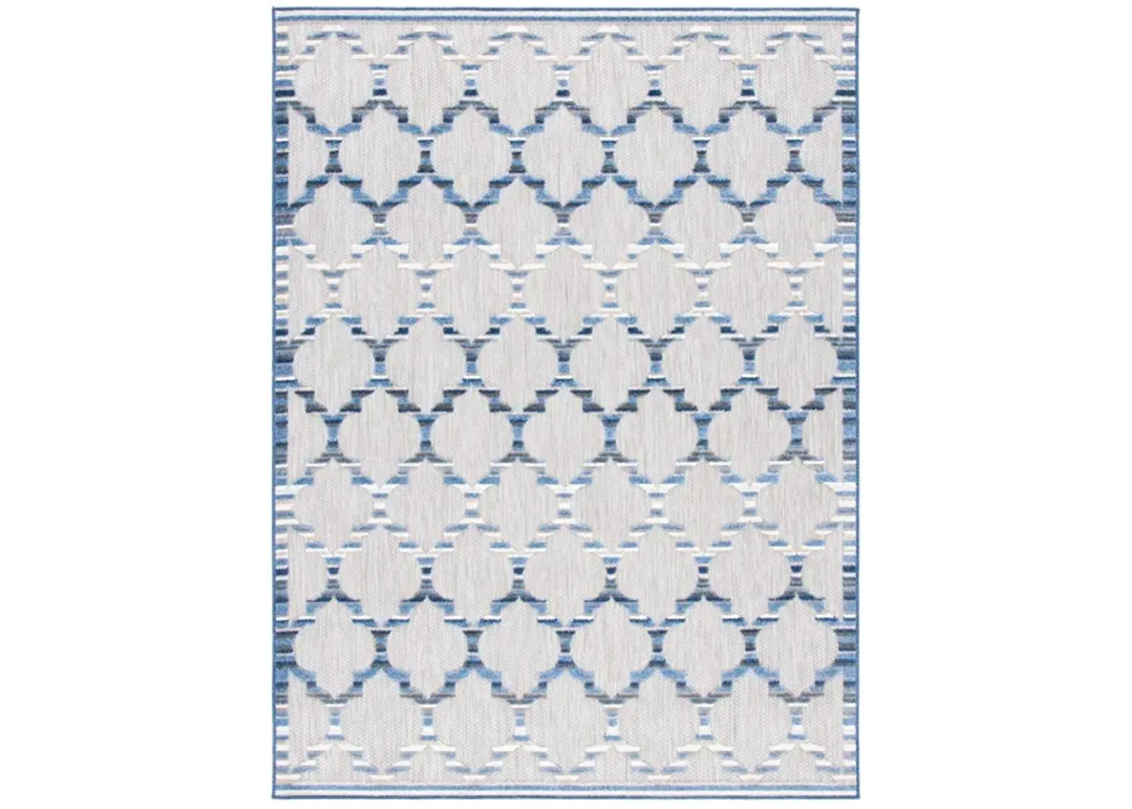 Cabana I Area Rug in Gray & Blue by Safavieh