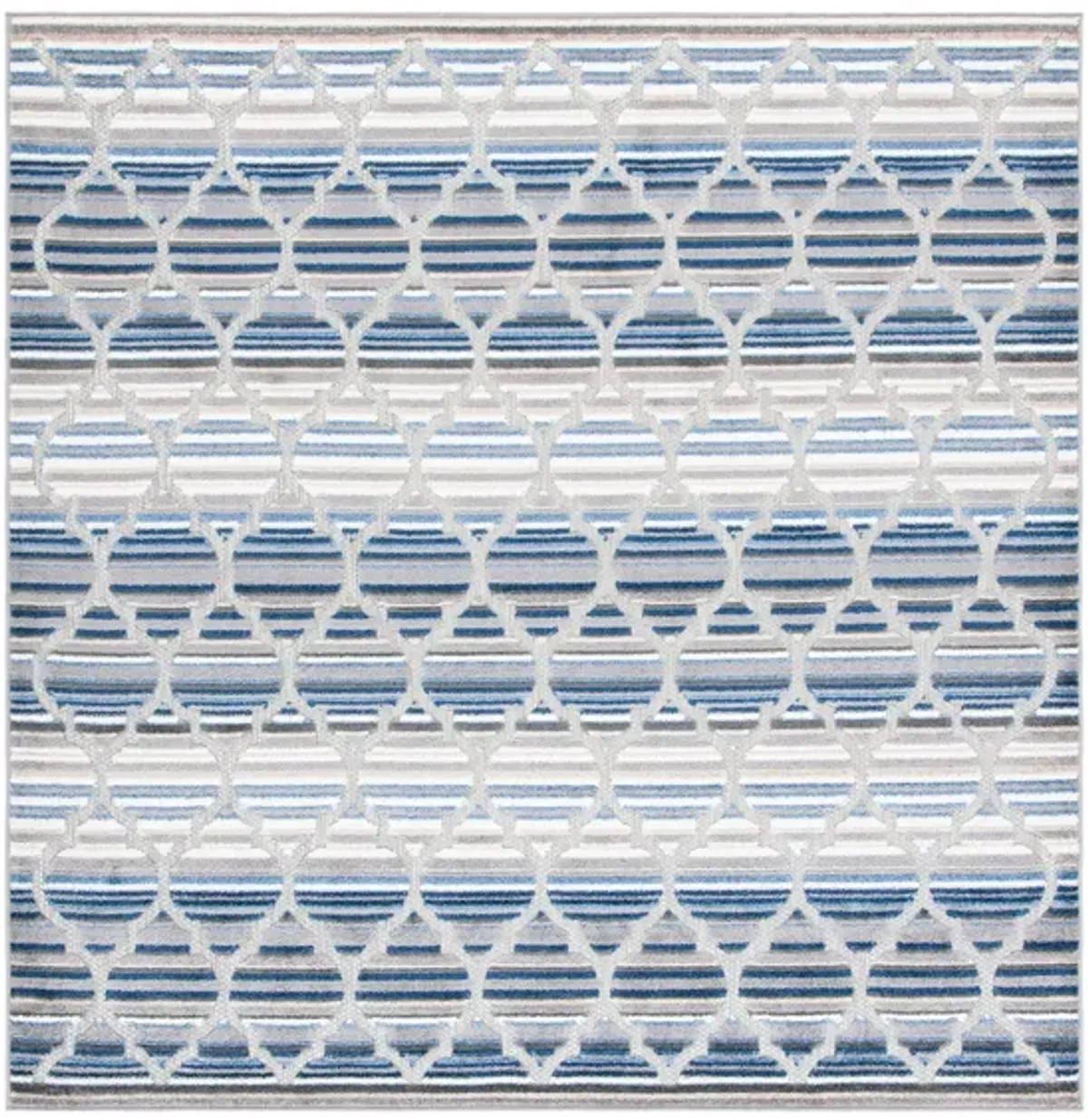 Cabana I Area Rug in Blue & Gray by Safavieh