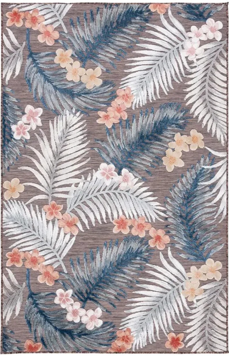 Cabana III Area Rug in Brown & Blue by Safavieh