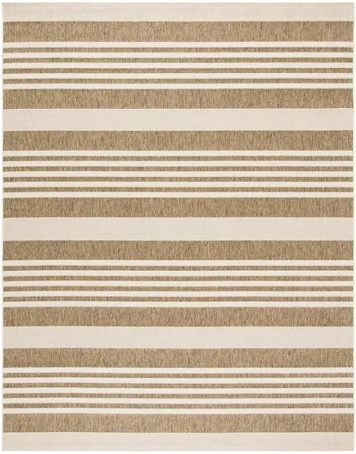 Courtyard Indoor/Outdoor Area Rug in Brown & Bone by Safavieh