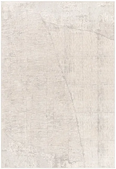 Carmel Rug in Light Gray, White, Taupe, Medium Gray, Ivory by Surya