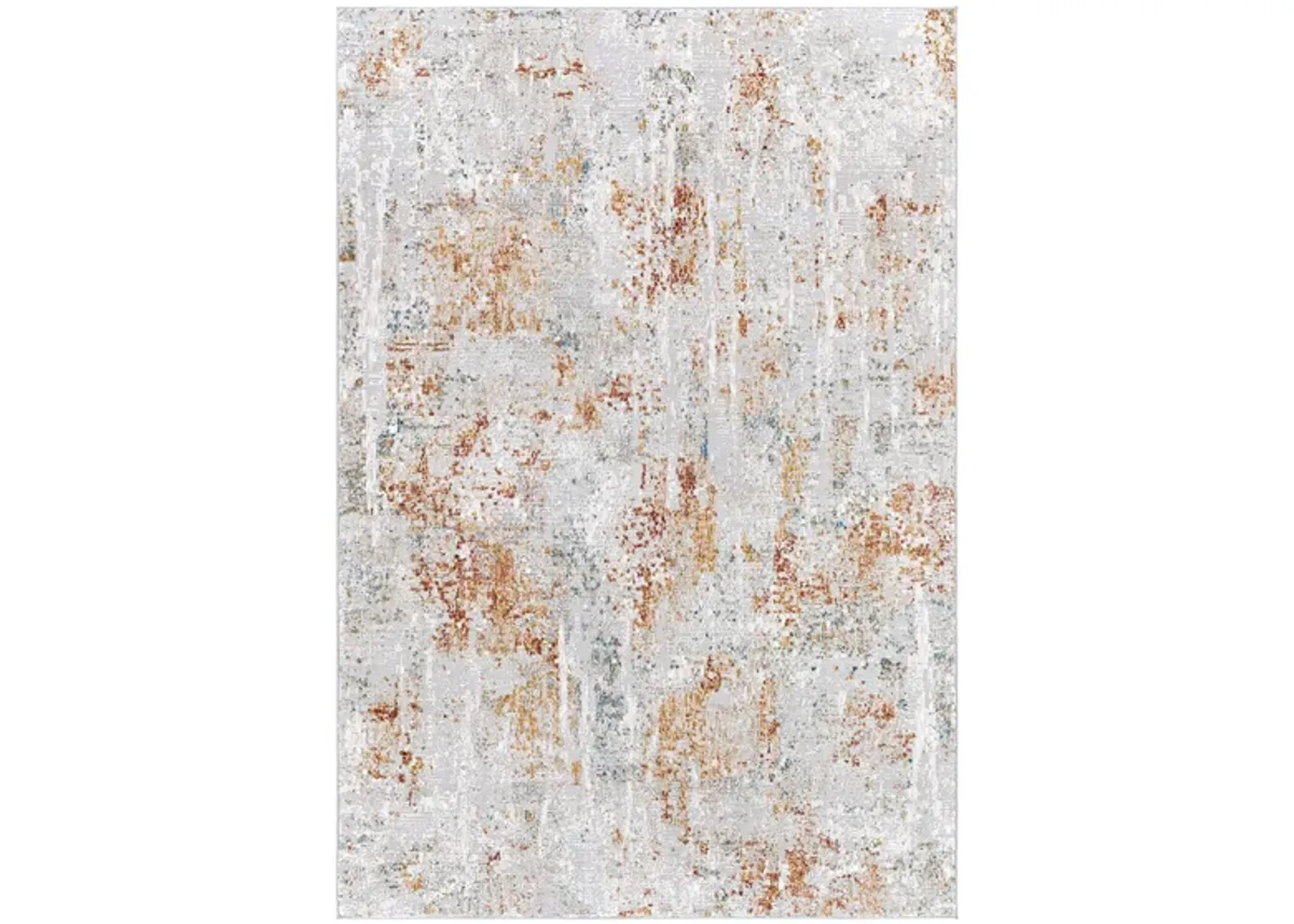 Carmel Rug in Aqua, Camel, Clay, Mustard by Surya