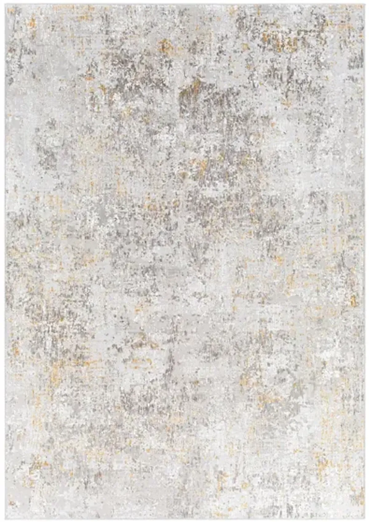 Carmel Rug in Taupe, Light Gray, Mustard, White, Camel by Surya