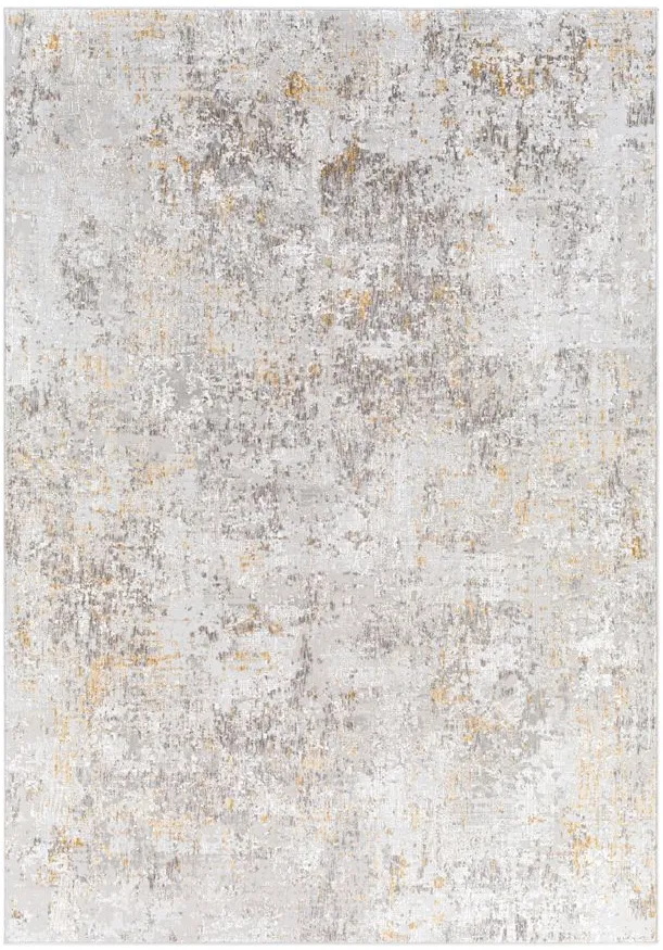 Carmel Rug in Taupe, Light Gray, Mustard, White, Camel by Surya