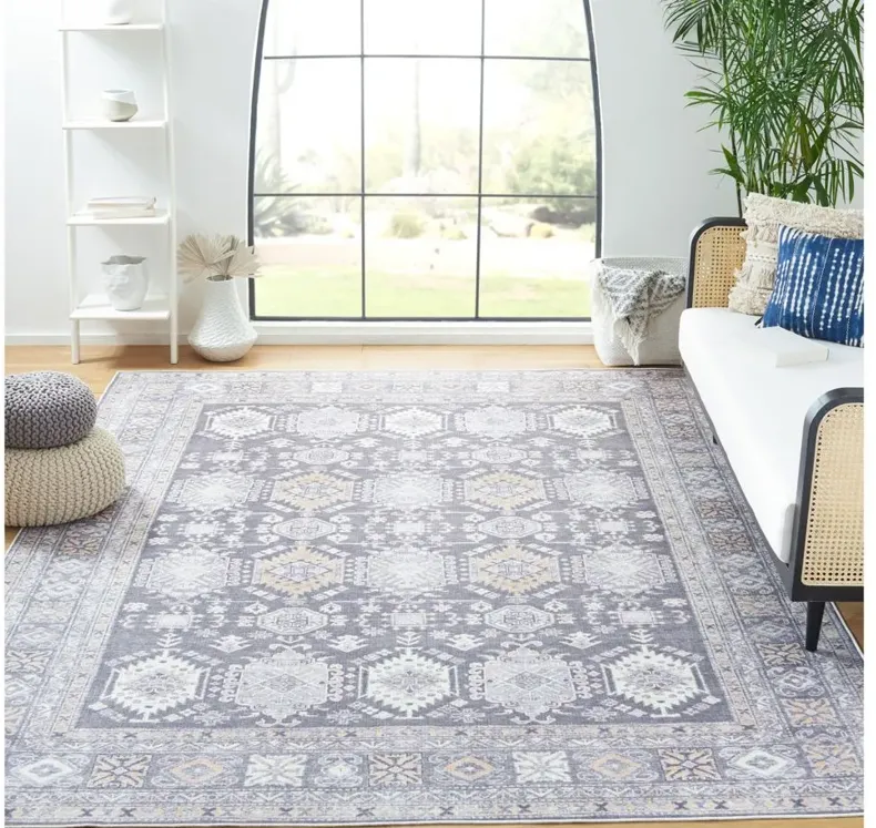 Serapi Area Rug in Gray & Beige by Safavieh