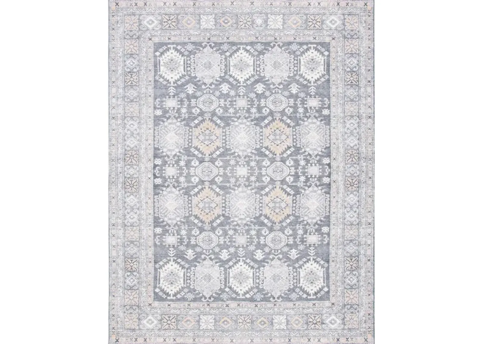 Serapi Area Rug in Gray & Beige by Safavieh