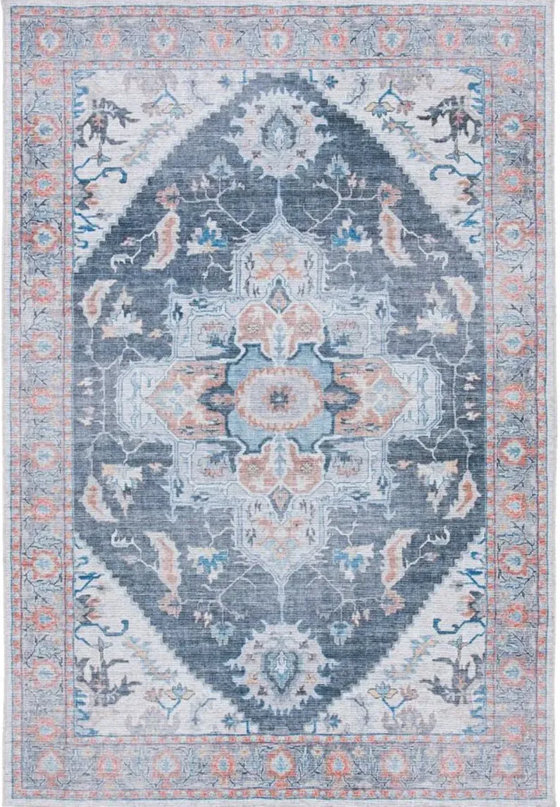 Serapi Area Rug in Charcoal & Ivory by Safavieh