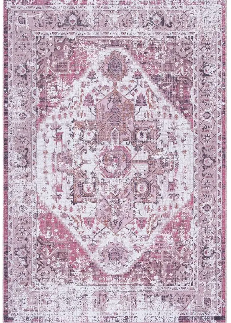 Serapi Area Rug in Ivory & Pink by Safavieh