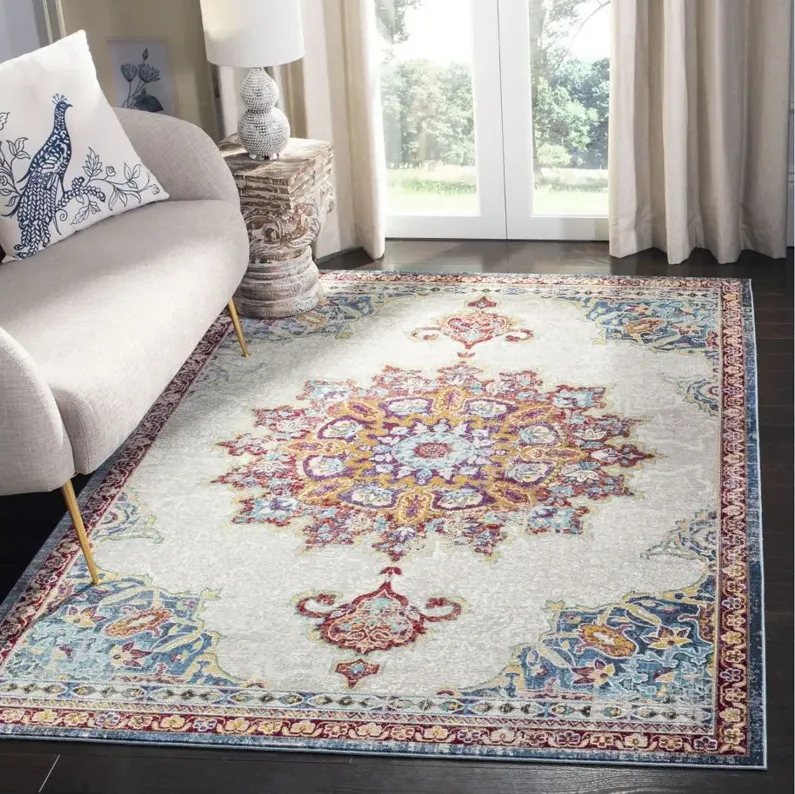 Appa Area Rug in Ivory / Navy by Safavieh