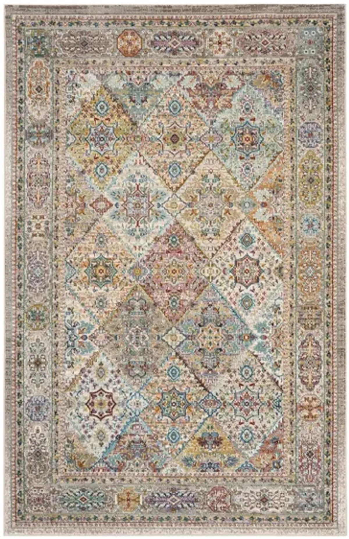 Adalyn Area Rug in Cream / Multi by Safavieh