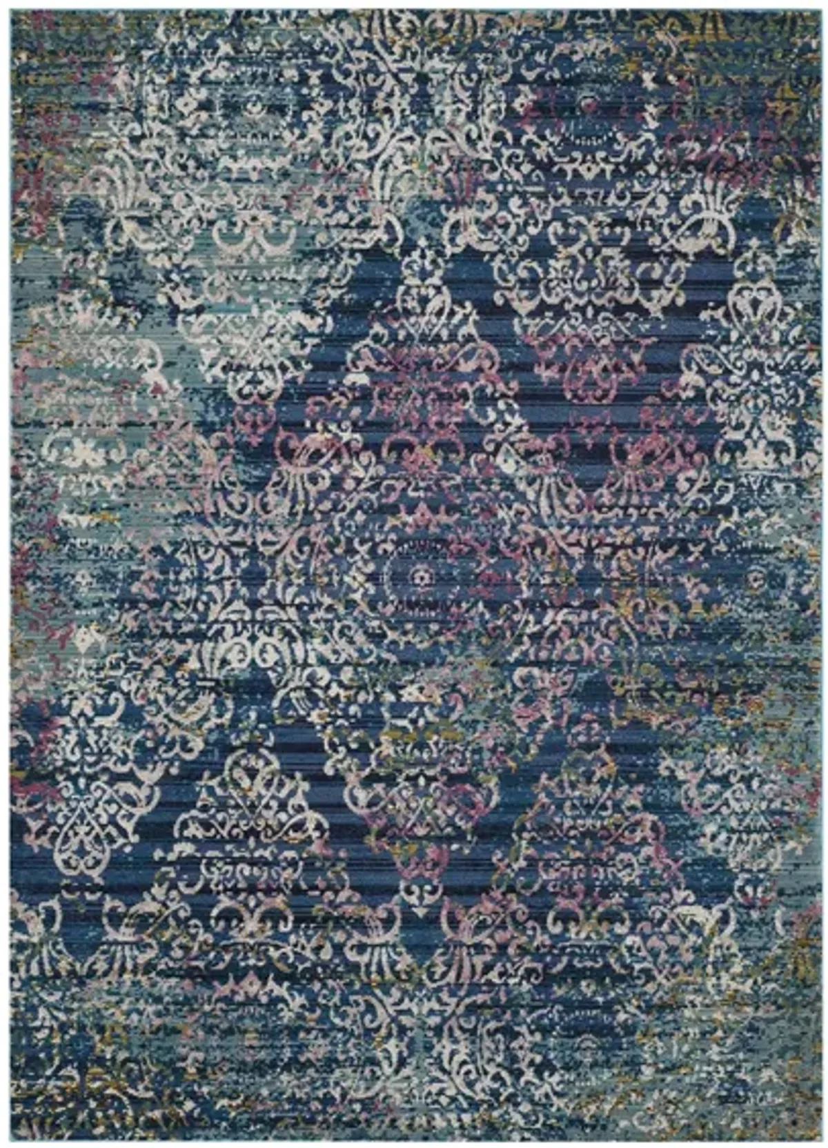 Amaya Area Rug in Blue / Multi by Safavieh