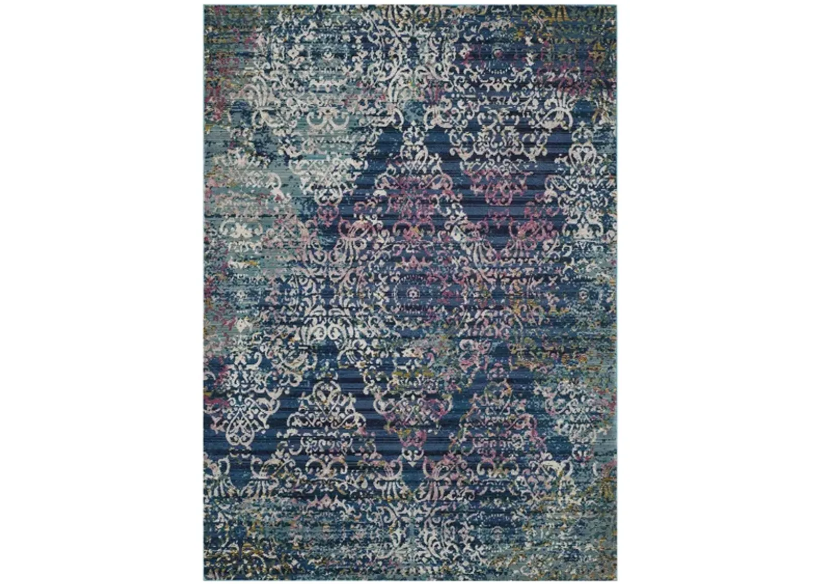 Amaya Area Rug in Blue / Multi by Safavieh