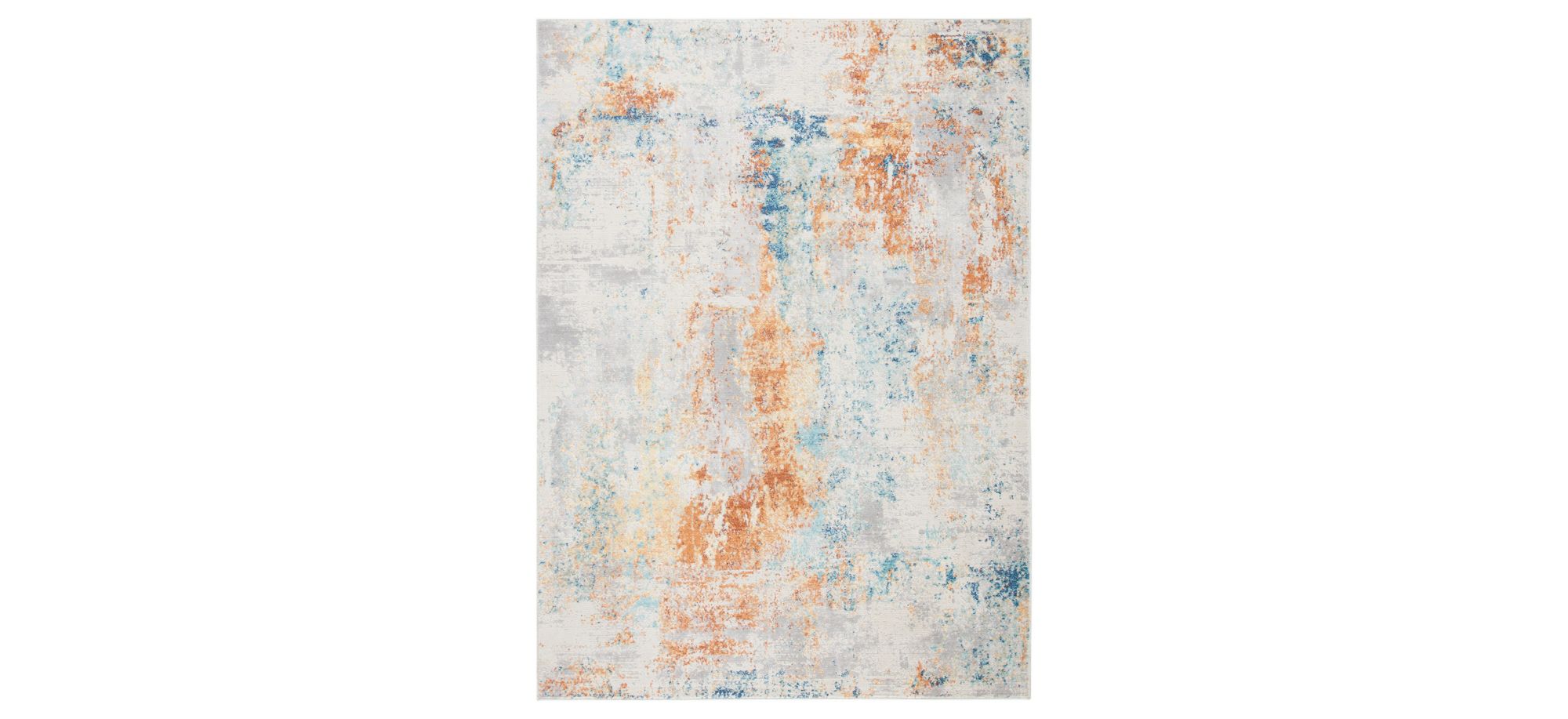 Agnella Area Rug in Ivory / Rust by Safavieh