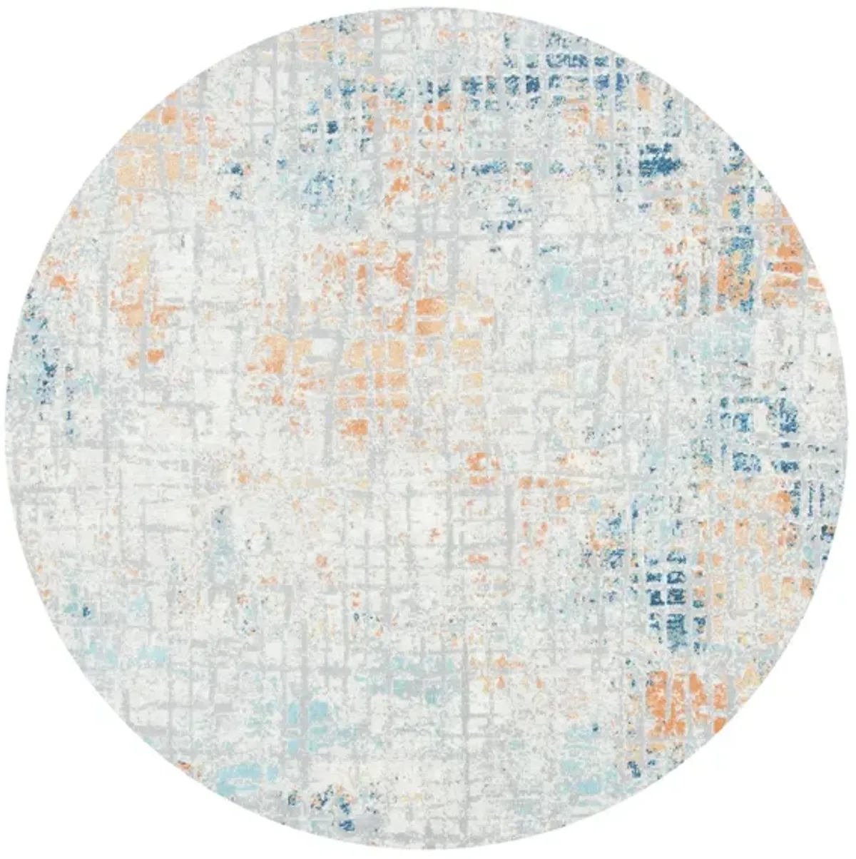 Ardlyn Area Rug in Rust / Blue by Safavieh