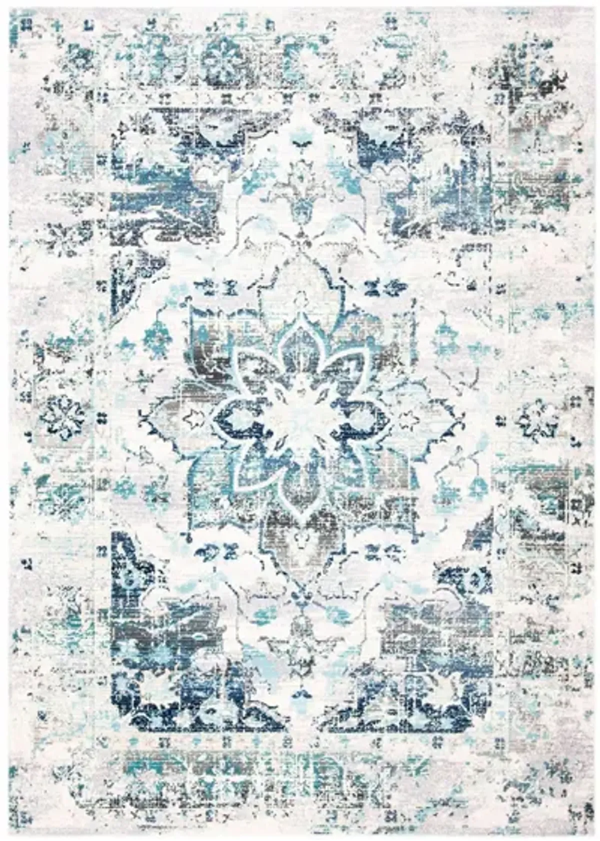 Alker Area Rug in Blue / Gray by Safavieh