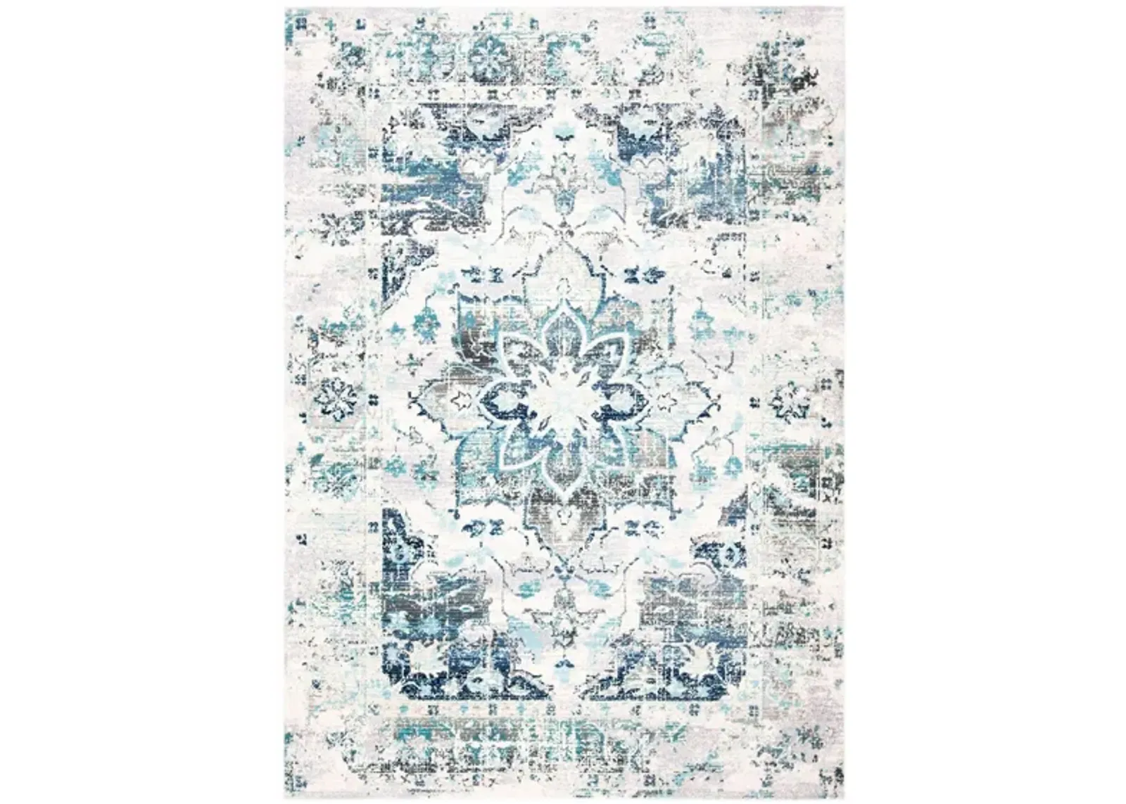 Alker Area Rug in Blue / Gray by Safavieh