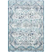 Ashna Area Rug in Ivory / Navy by Safavieh