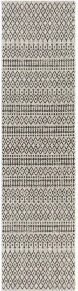 Eagean Area Rug in Black, Taupe, Light Gray, White by Surya