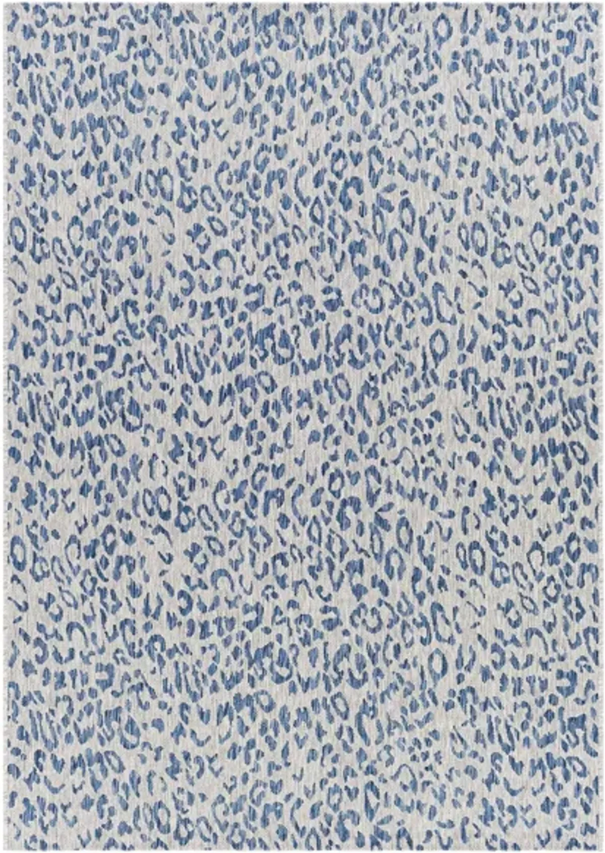 Eagean Area Rug in Bright Blue, Navy, Pale Blue, Ivory, Medium Gray by Surya