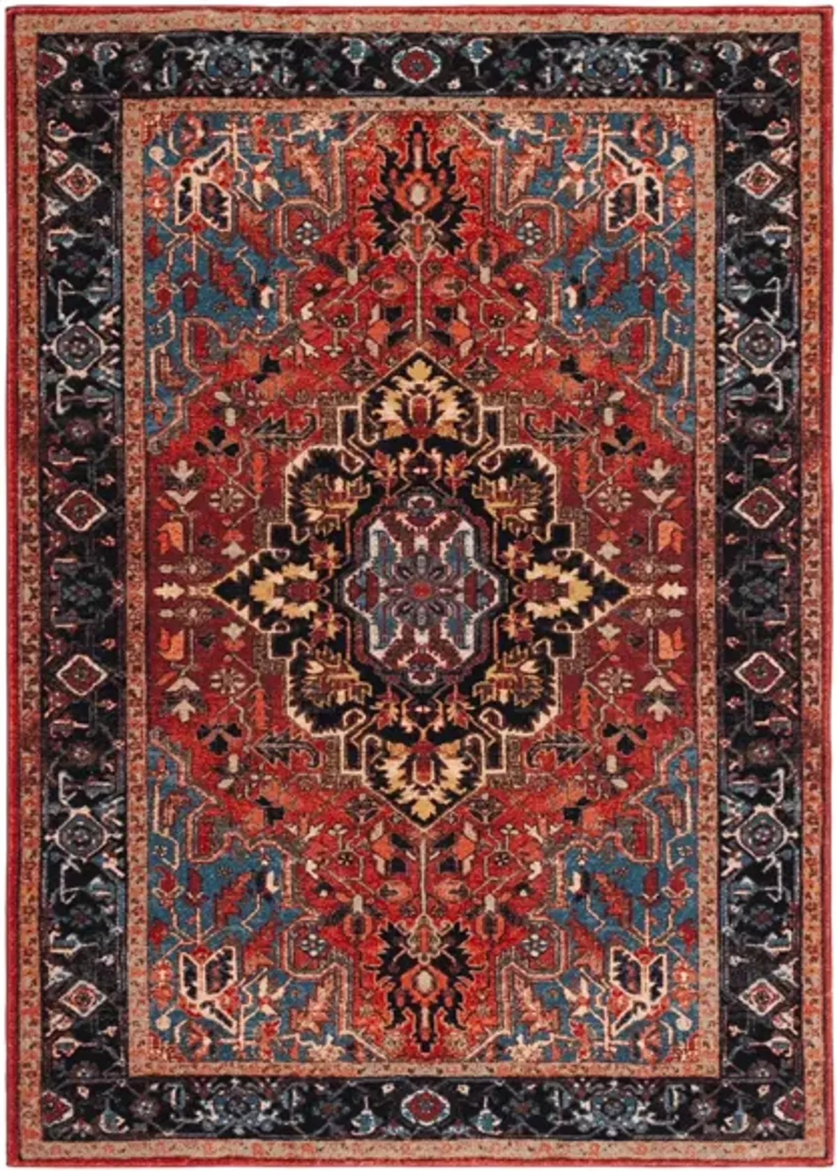 Rasmin Area Rug in Red/Blue by Safavieh